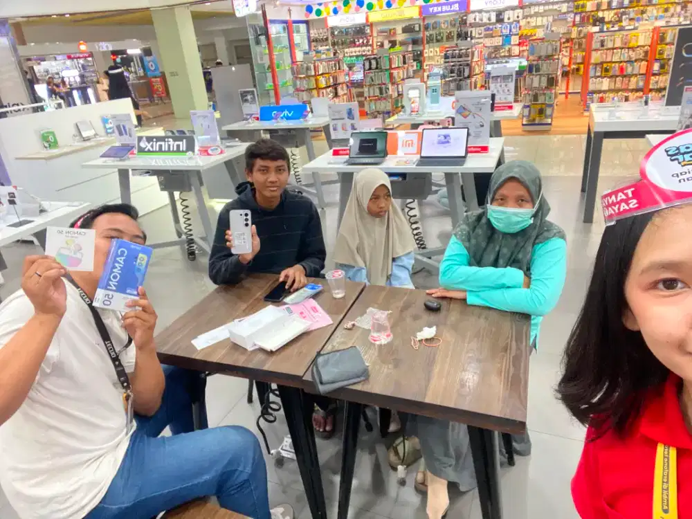 Camon 50 series free tws dan powerbank