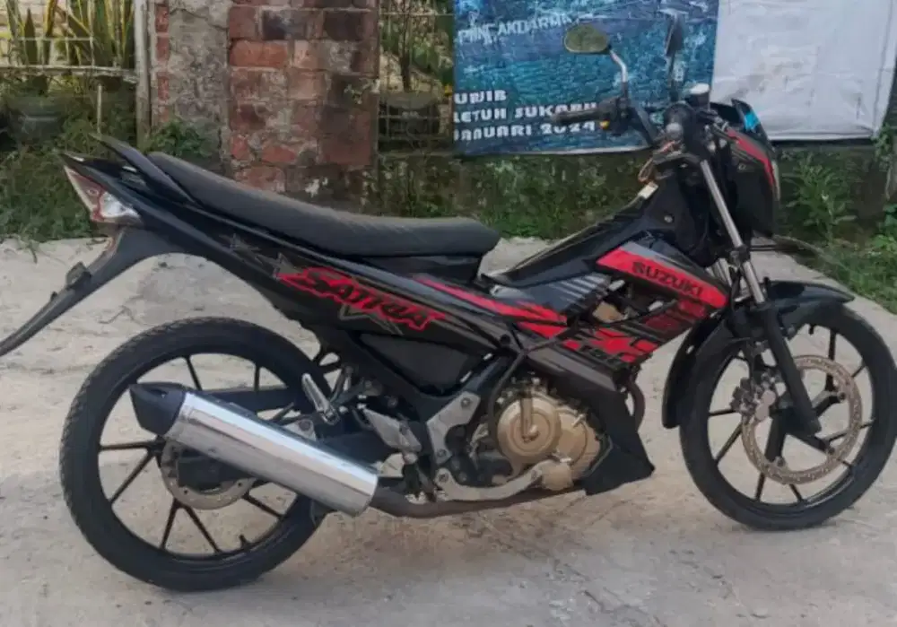 Satria Fu 2014 lengkap Mulus