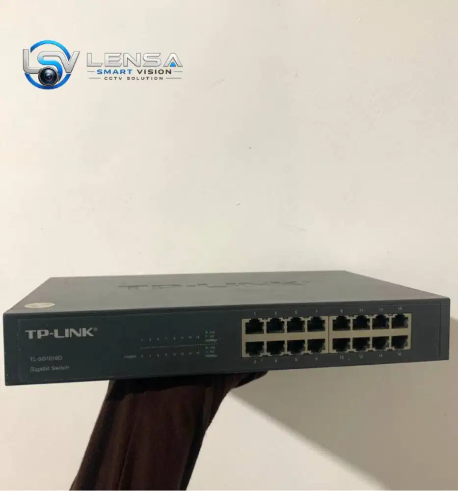 Switch TP-Link TL-SG1016D 16 Port Kondisi Normal