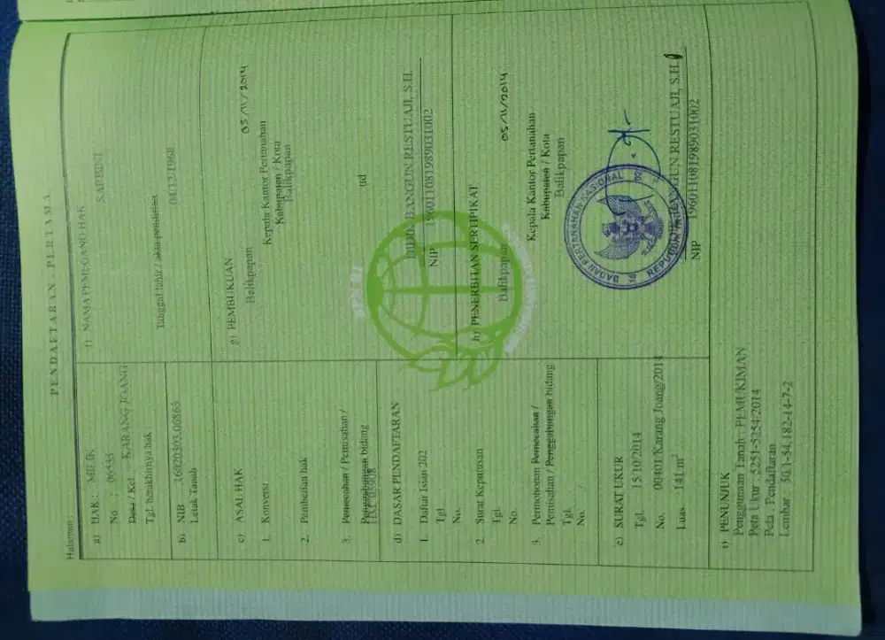 Dijual rumah dekat kampus ITK