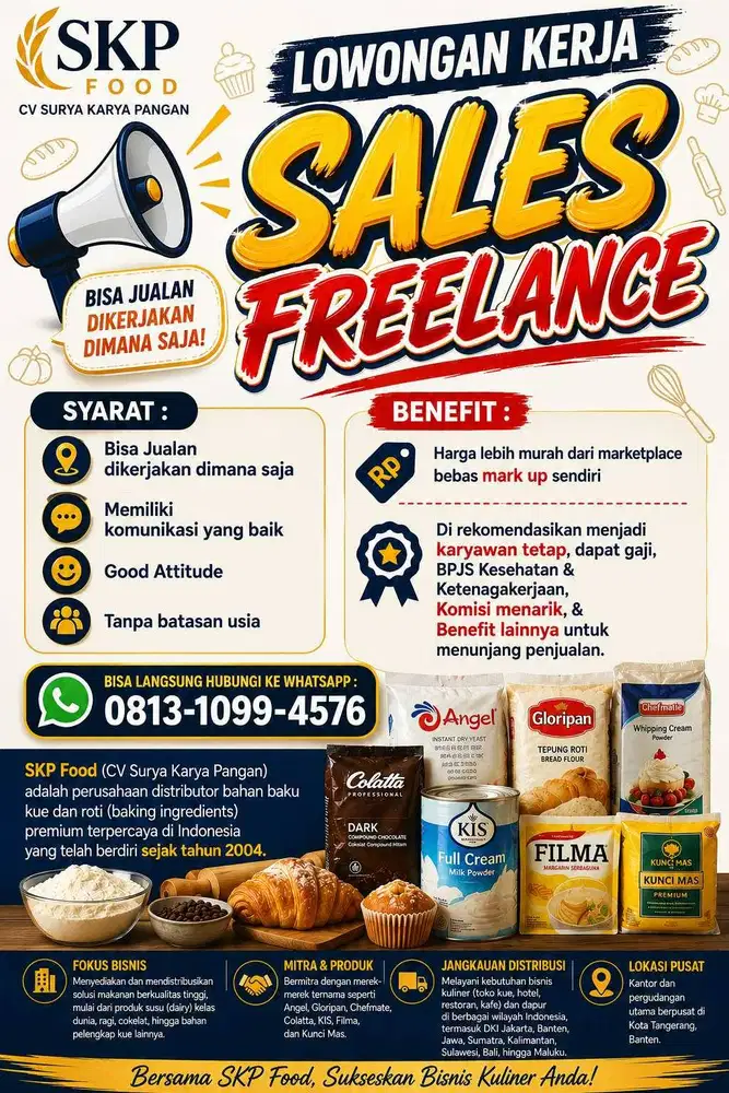 Sales Freelance Distributor Food Service