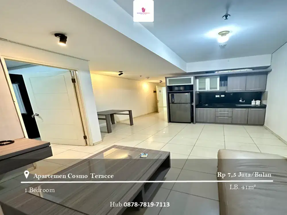 Disewakan Apartement Cosmo Terrace 1BR Full Furnished