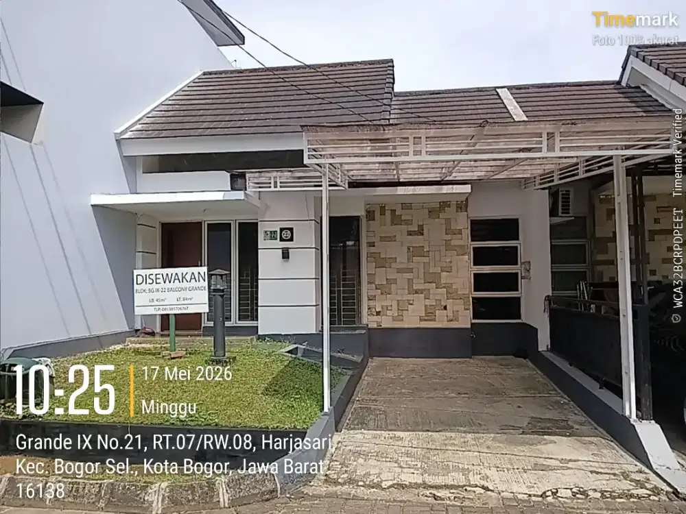 Disewakan Rumah Asri Rancamaya Golf