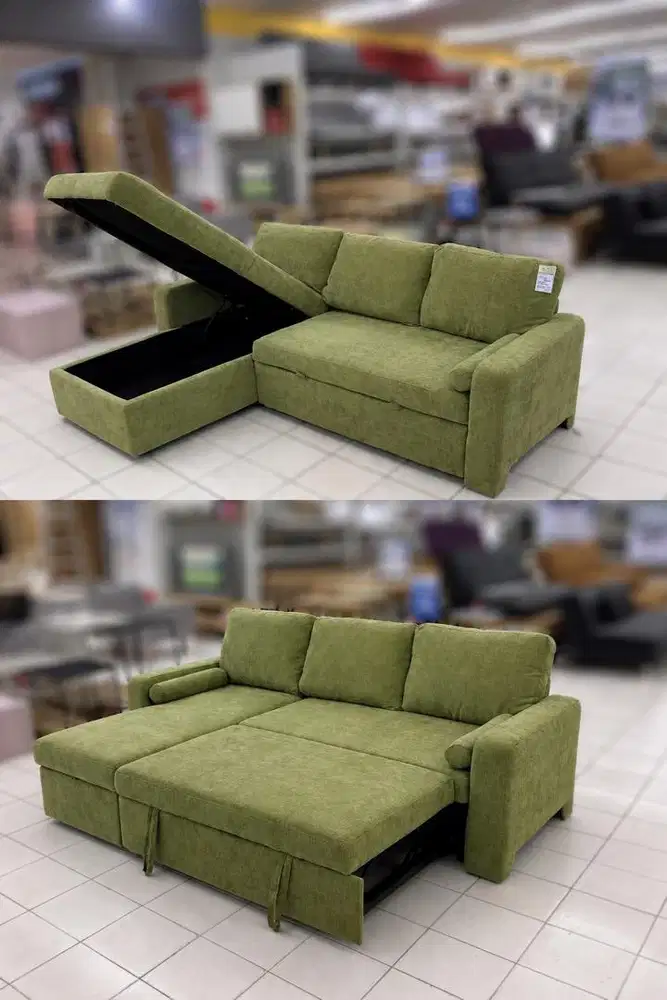 Sofa L  sleeper multifungsi