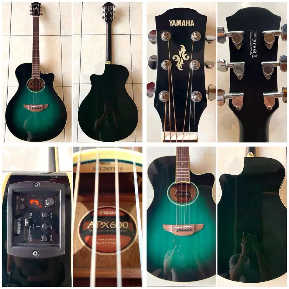 Gitar Akustik Elektrik Yamaha Apx 600 original 500 ii takamine cort