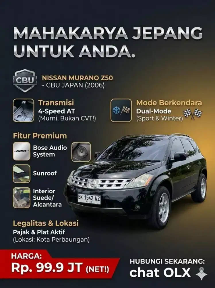 Bukan CX5 ! Audio Bose Sunroof CBU japan 2.5 AT