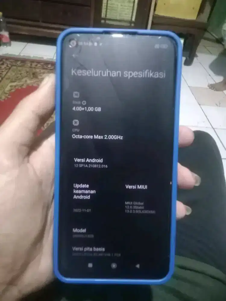 Hp redmi not 9 ram 4+1/64