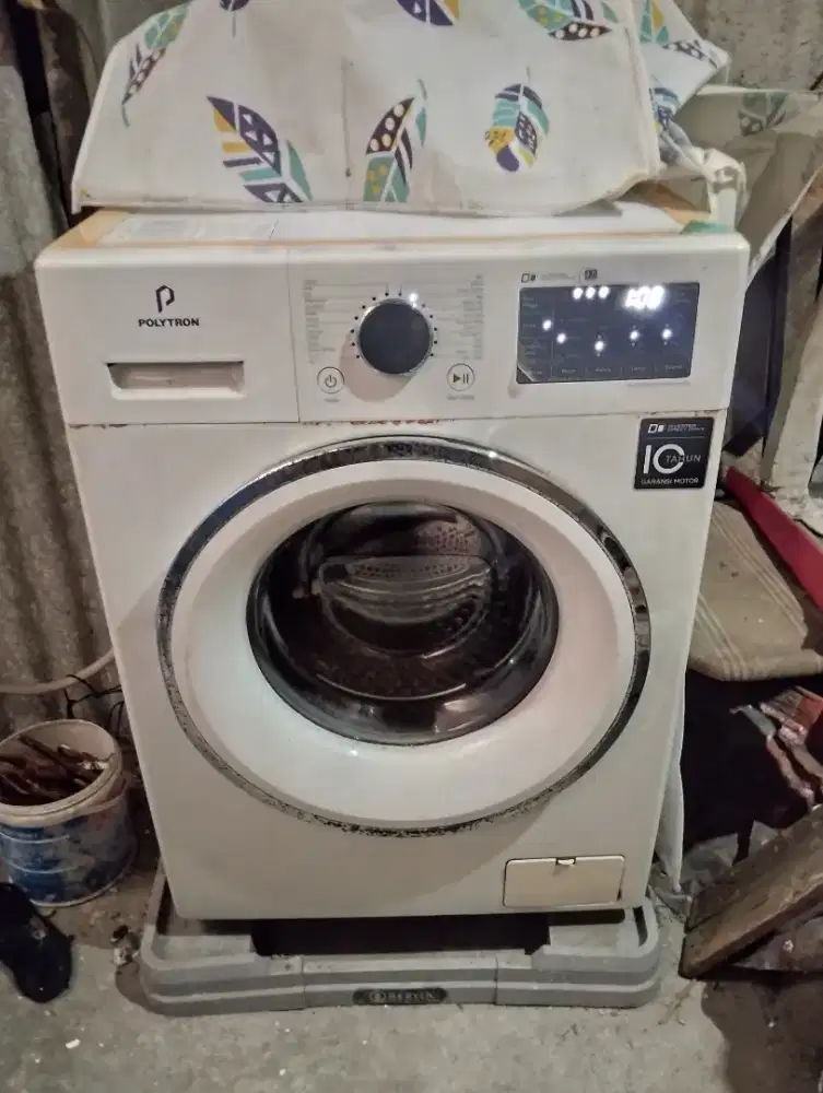 Mesin cuci front loading polytron 8Kg