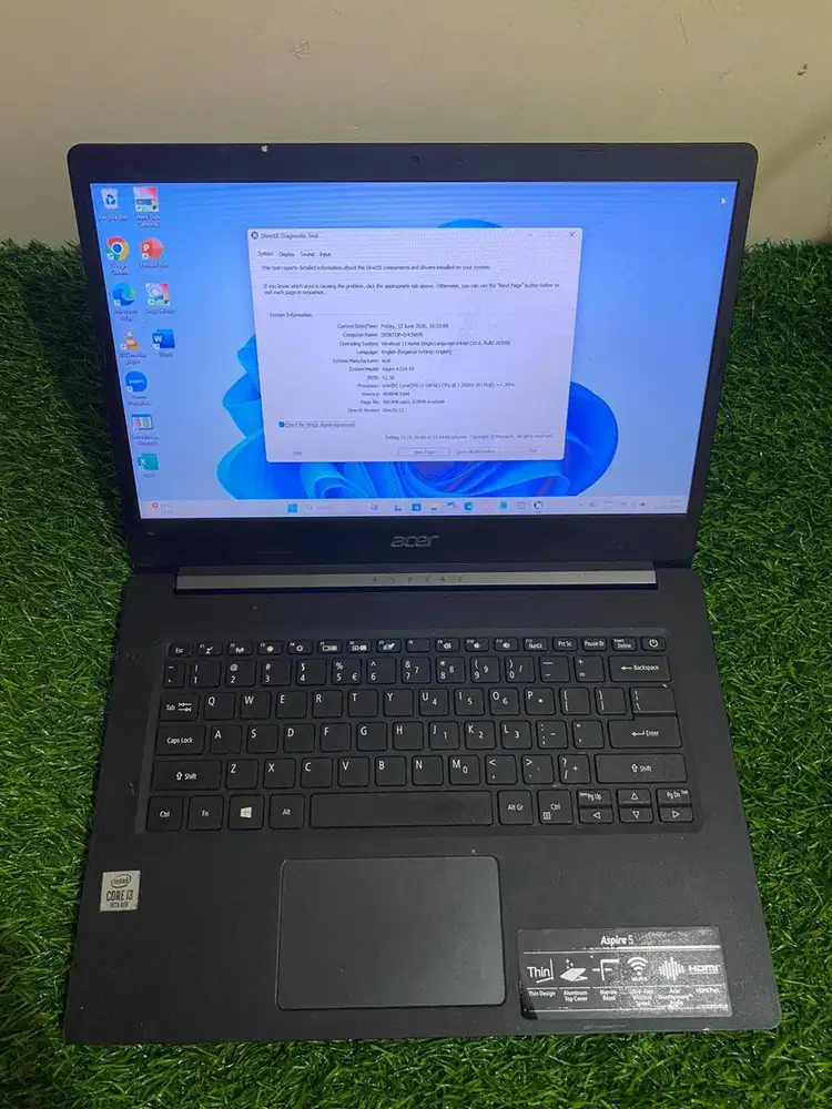 acer aspire 5 proc i3 gen 10 ram 4gb ssd 512