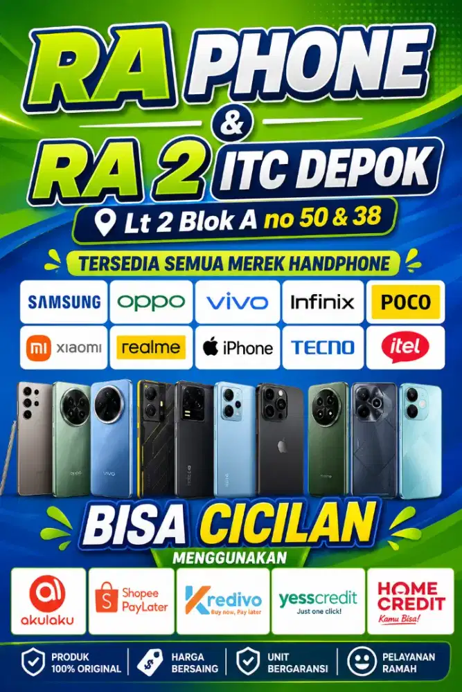 RA PHONE & RA 2 ITC DEPOK
