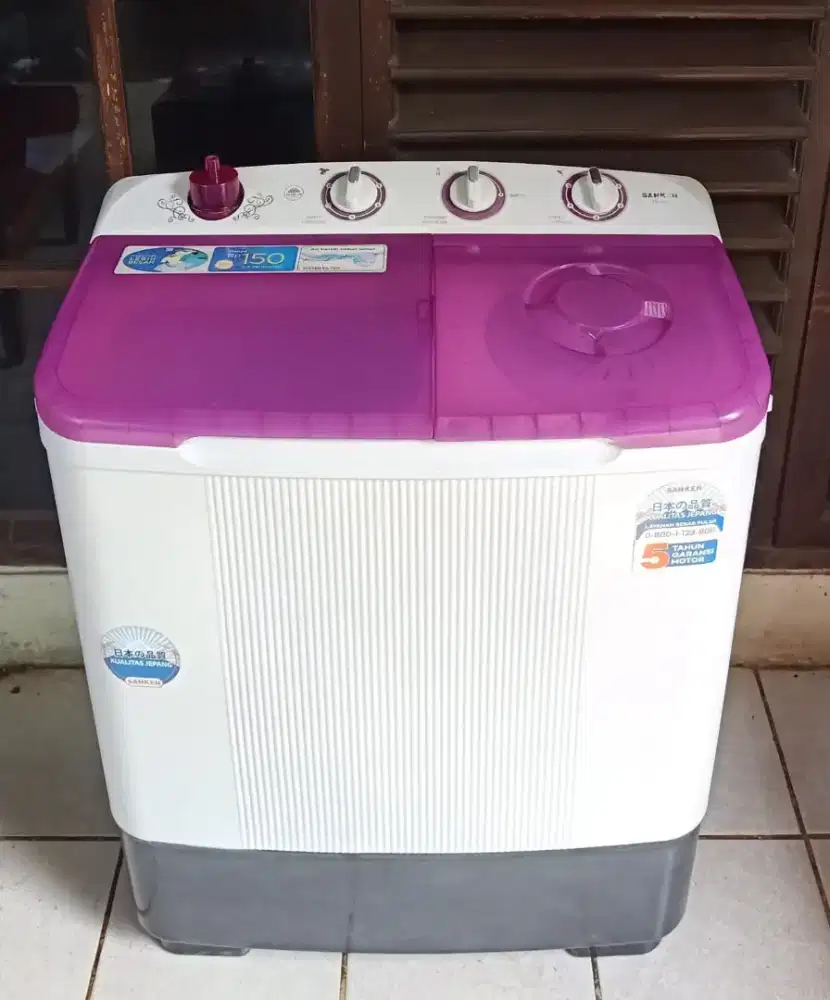 Mesin Cuci Sanken Bagus Xtra Low Watt Normal Lancar Semua