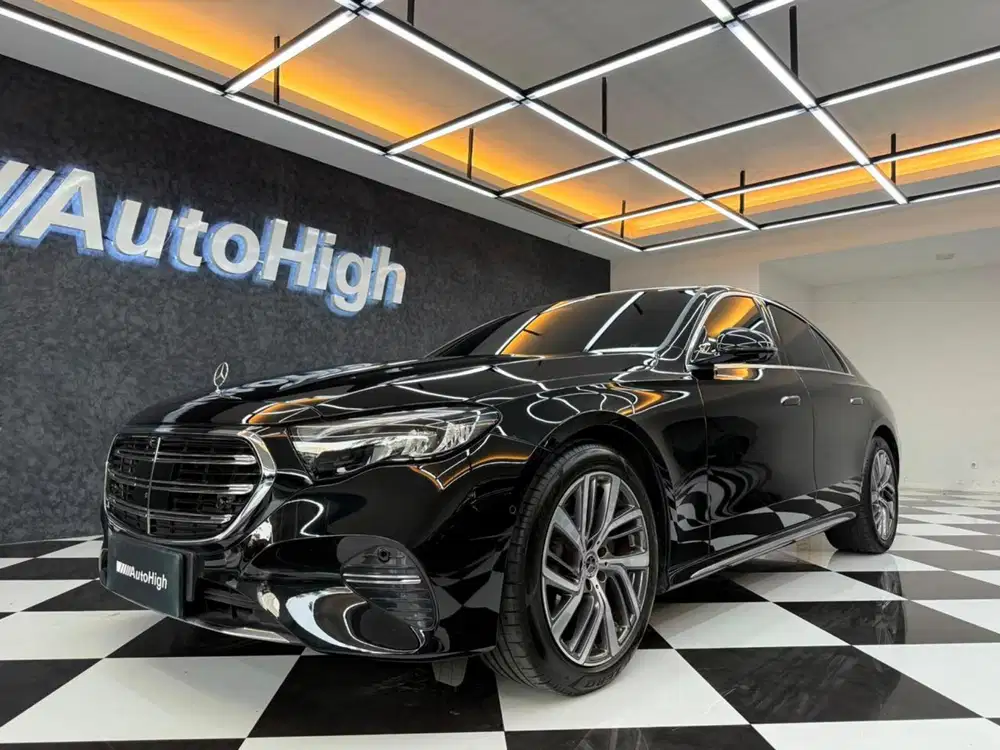 DP10% [Km4.000] E200 Exclusive 2025 Black Reg 2026 #AUTOHIGH