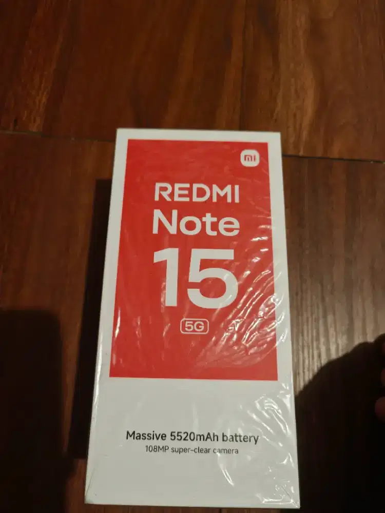 Dijual redmi note 15 5G 12/512 GB bekas seperti baru