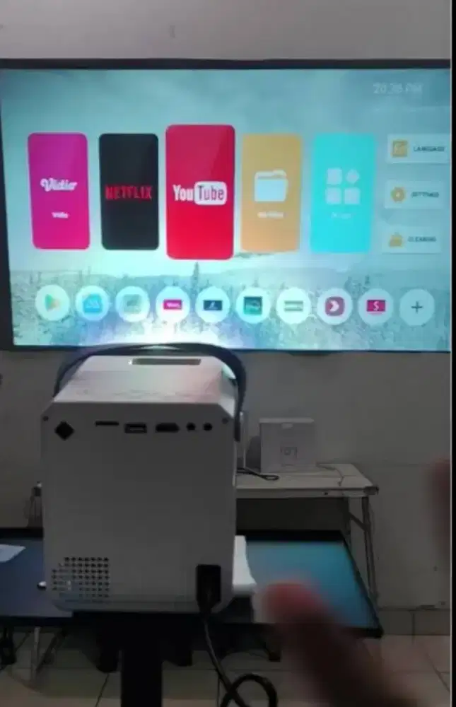 Proyektor android, TV DVB-i, no infocus, toshiba, acer