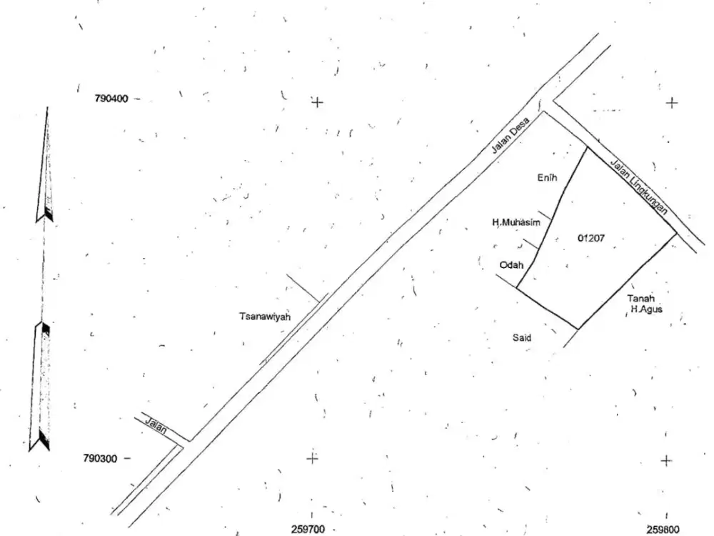 Dijual Tanah Di Kp. Kubang Cipeucang, Cileungsi - Bogor