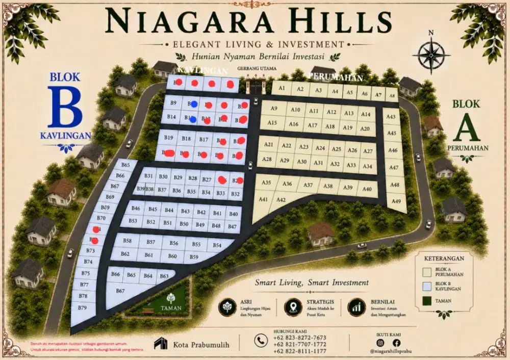 NIAGARA HILLS KAVLINGAN & KAVLINGAN SIAP BANGUN TYPE 53.