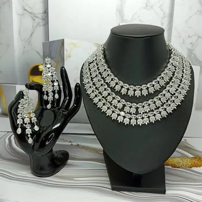 L1 SET KALUNG INDIA CHOKER JEWELRY PERNIKAHAN WEDDING PREMIUM