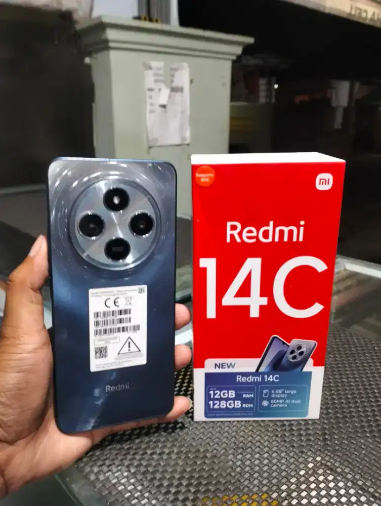Redmi 14C. Ram 12gb(6+6). Internal 128gb. Kondisi mulus. Nominus.