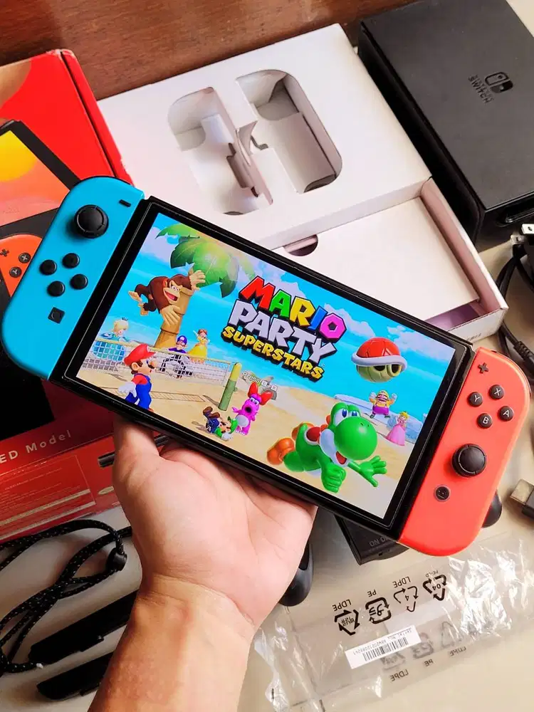 Nintendo Switch OLED 512GB Full Games Original Fullset Second Preloved