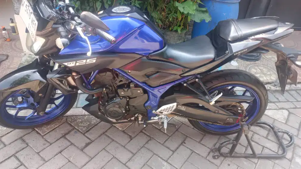 MT 25 biru , siap pakai tahun 2018