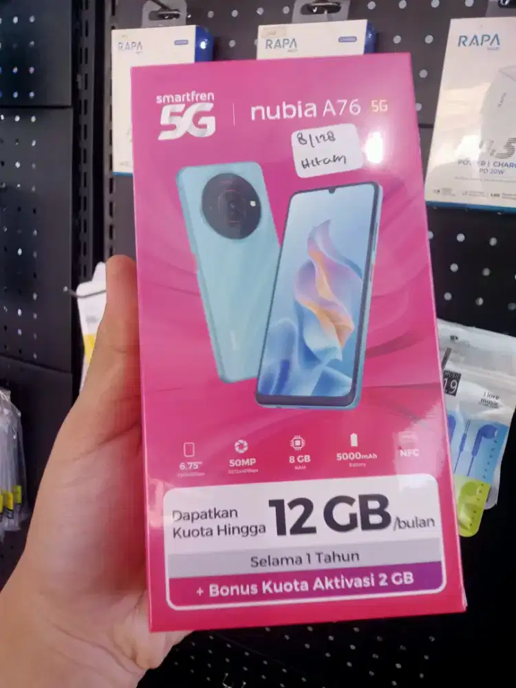 Nubia A76 5G 8/128GB Baru Gratiss Ongkir