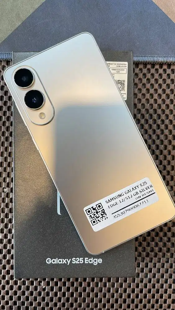 SAMSUNG GALAXY S25 EDGE 12/512GB SECOND SEIN FULLSET MULUS