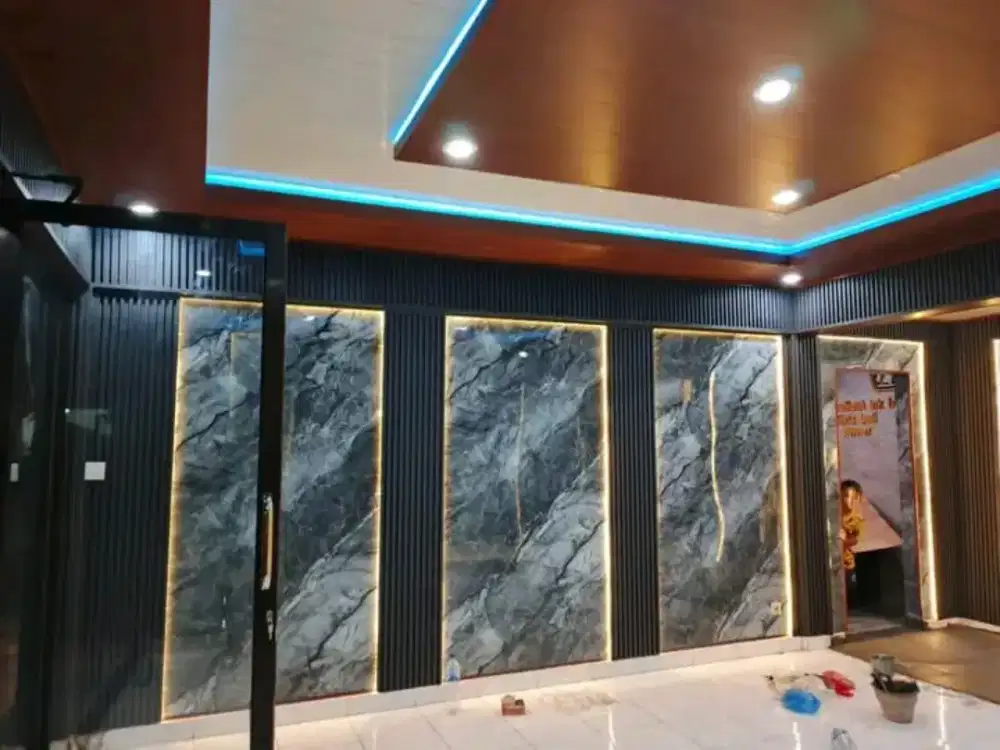 Pemasangan plafon pvc dan baja ringan