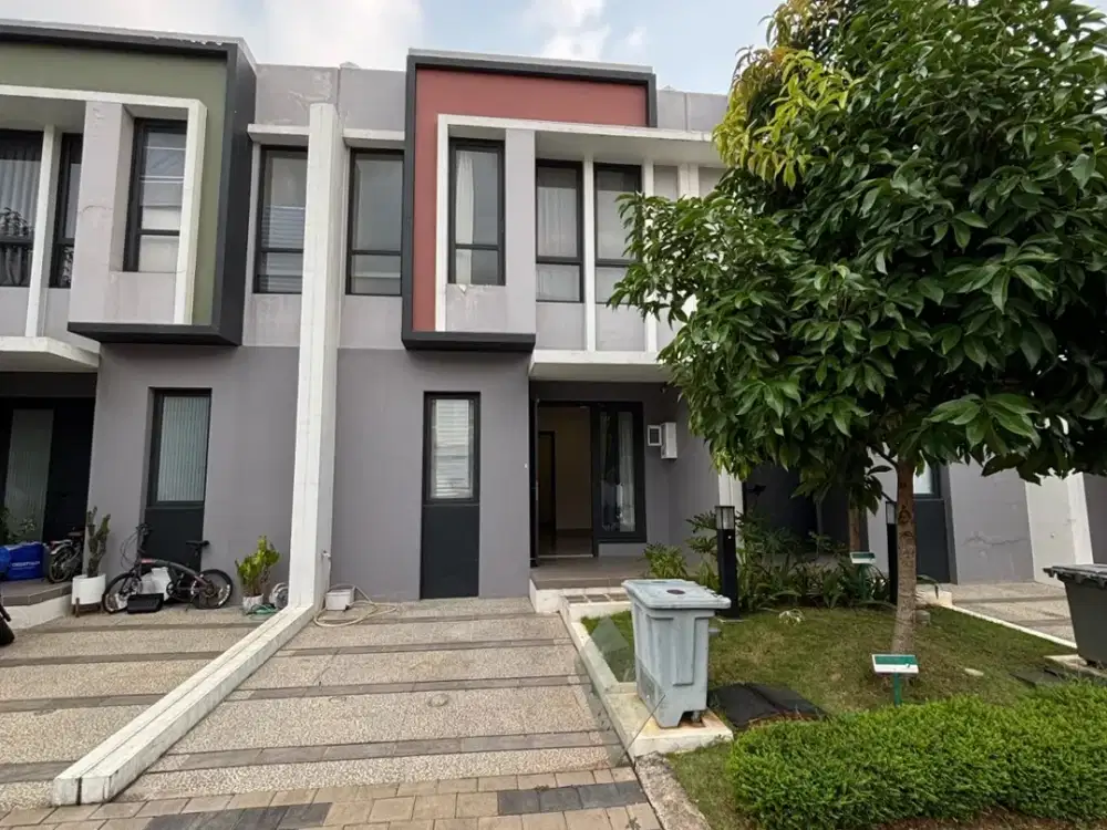 Jual Rumah Row Jalan Lebar, Posisi Ujung, Harga 1M-an di Gading Serpong Cluster Baroni