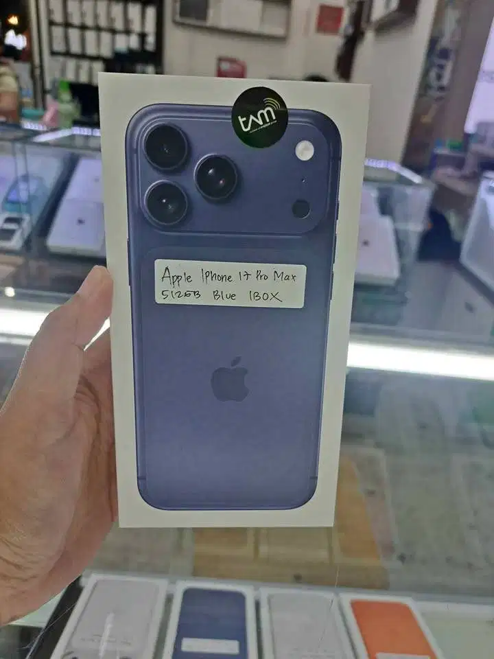 IPhone 17 Pro Max 512GB Deep Blue New Segel Garansi IBox