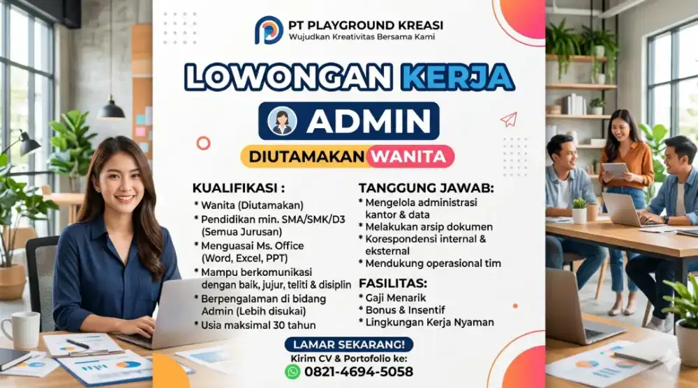 Lowongan kerja admin