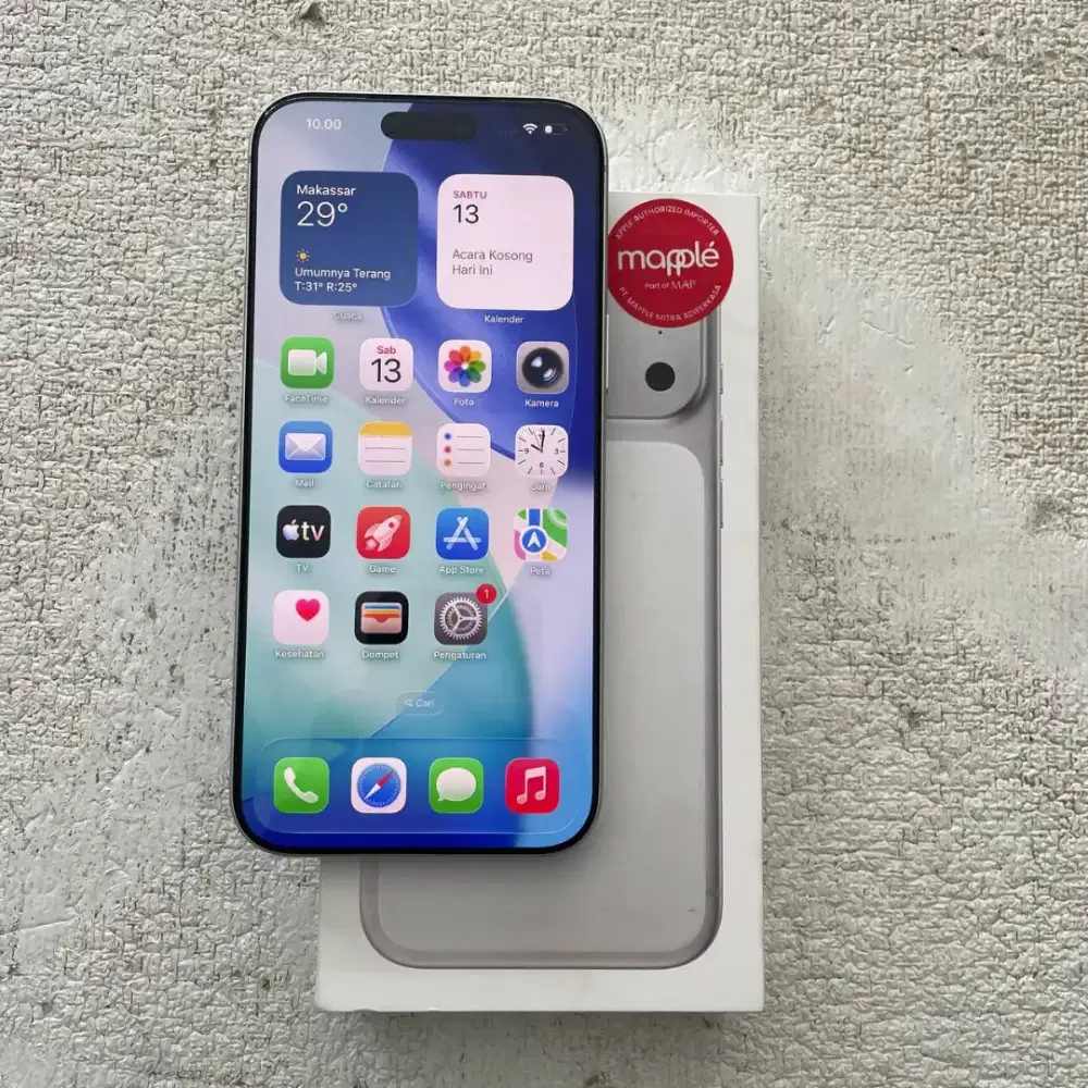iPhone 17 Pro Max iBox ID/A Warna Silver 256GB