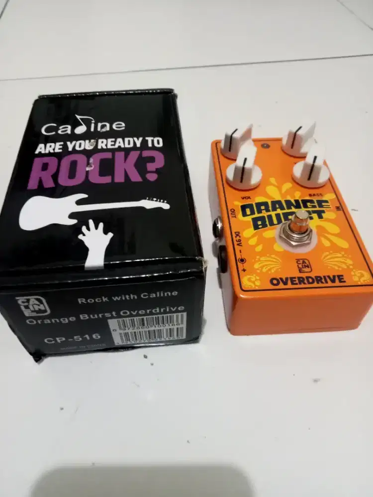 Caline Orange burst CP 516 BB Preamp clone