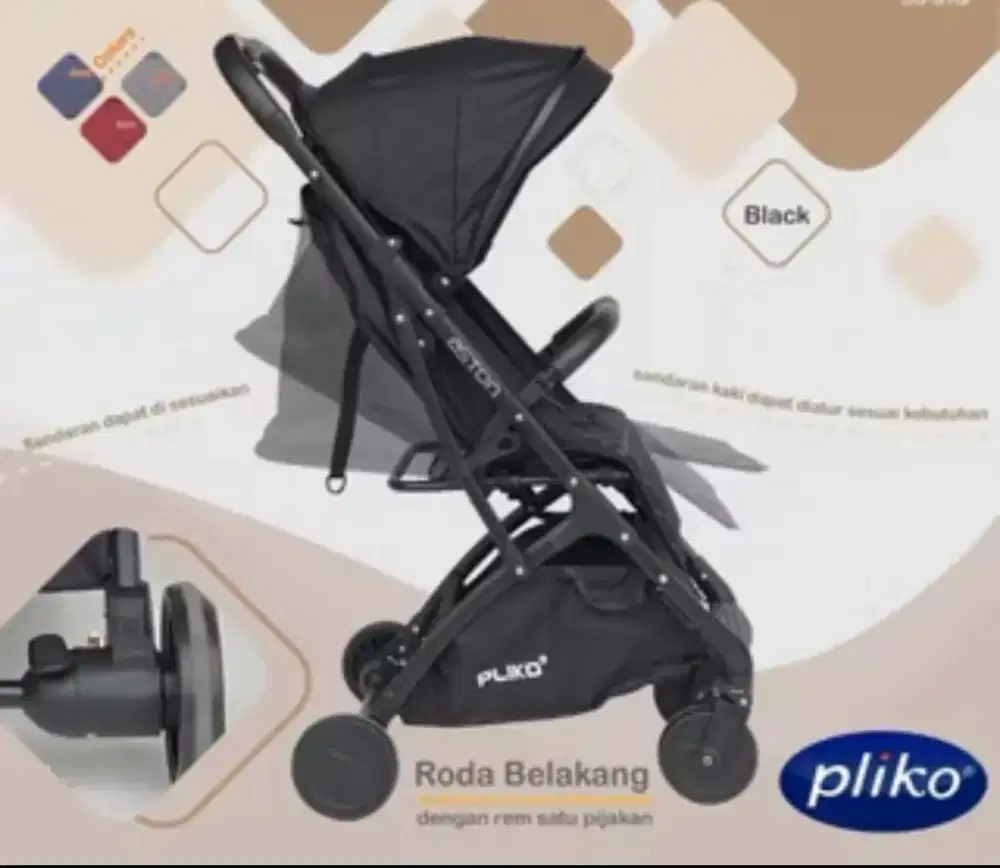 Stroller pliko & dorongan kecil