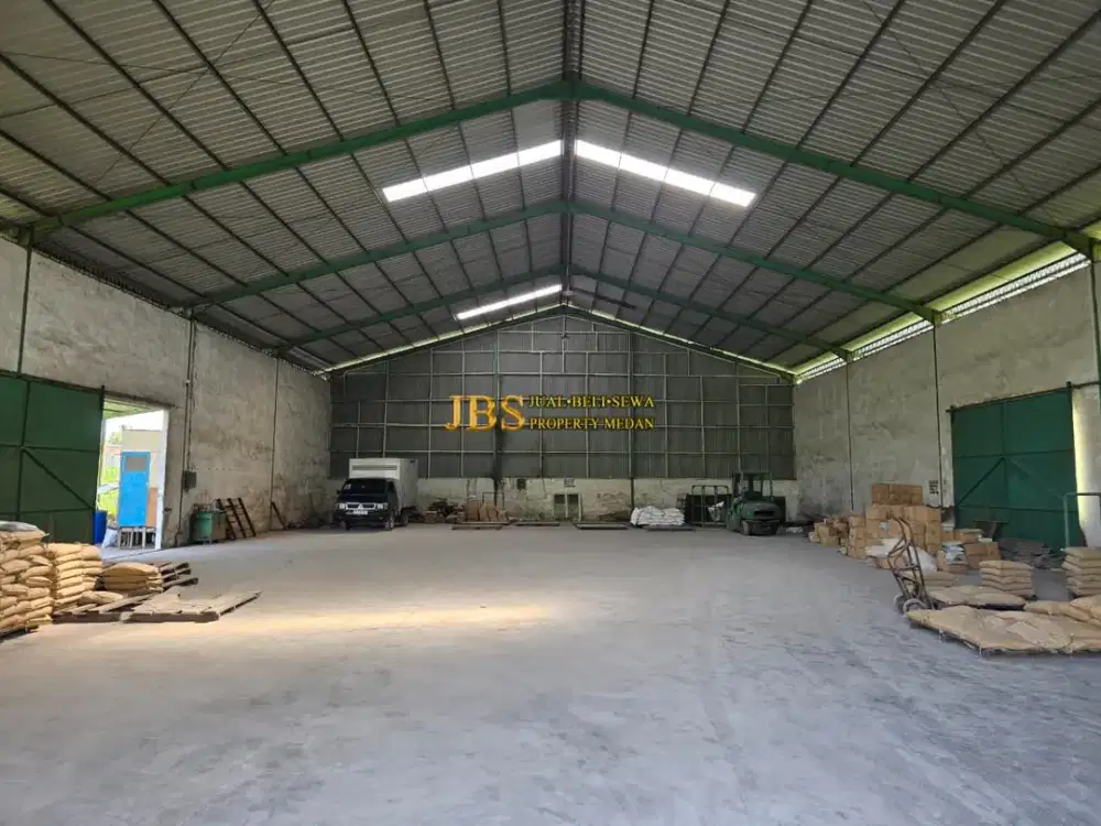 Dijual Tanah dan Gudang di Jalan Sei Mencirim/Jl. Pringgan (Daerah Sunggal)
