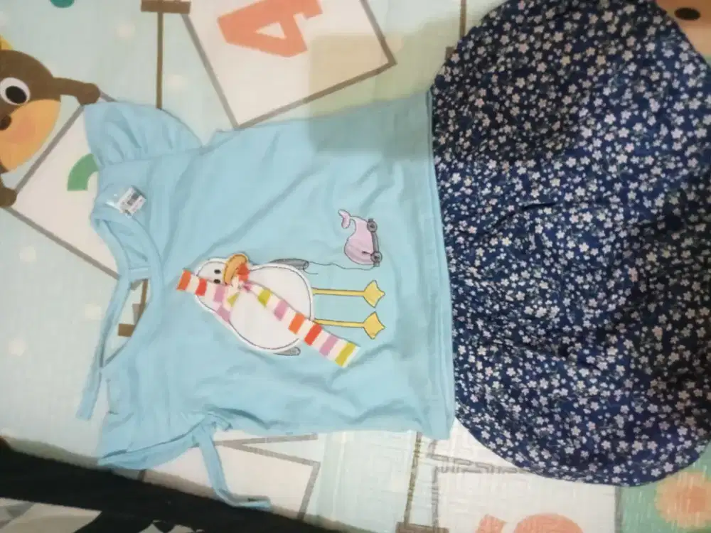 Baju anak atasan bawahan rok