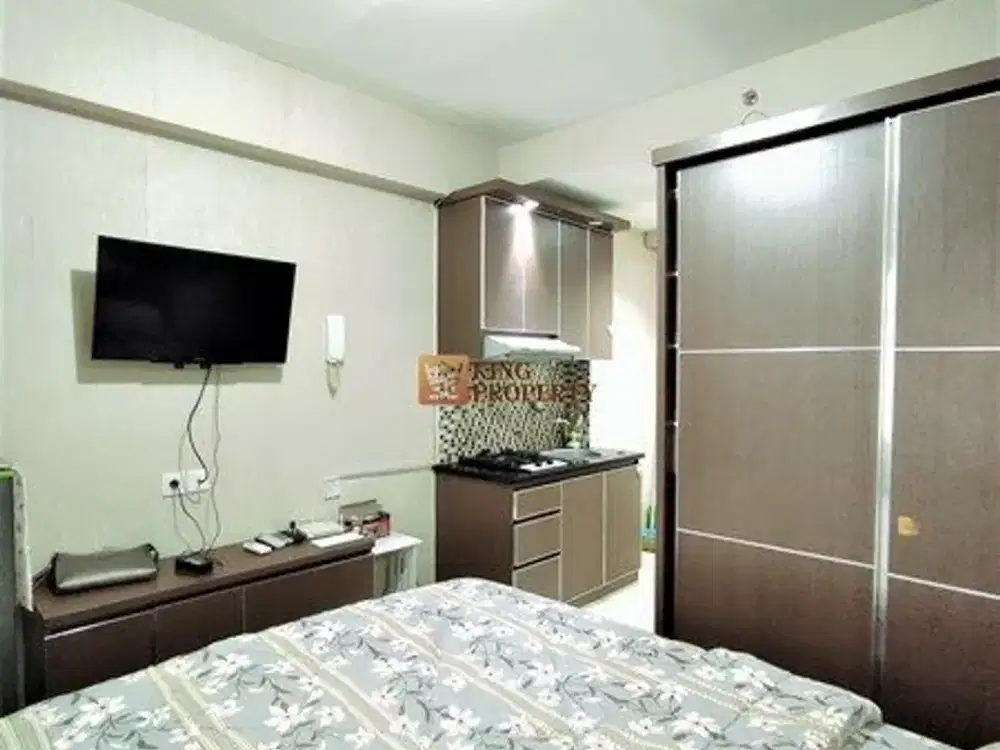 Auto Nyaman! Studio Siap Huni 21M² Full Furnished, Akses Langsung Mall Apartemen Green Bay Pluit Greenbay