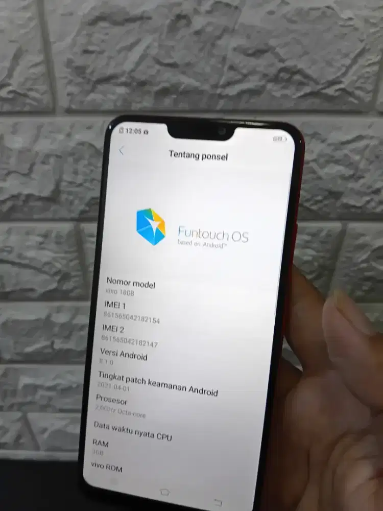 Vivo y81 batangan