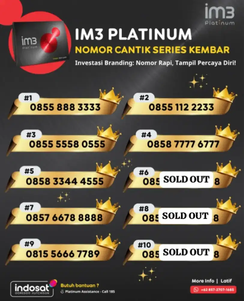 NOMOR CANTIK INDOSAT BEBAS REQUEST