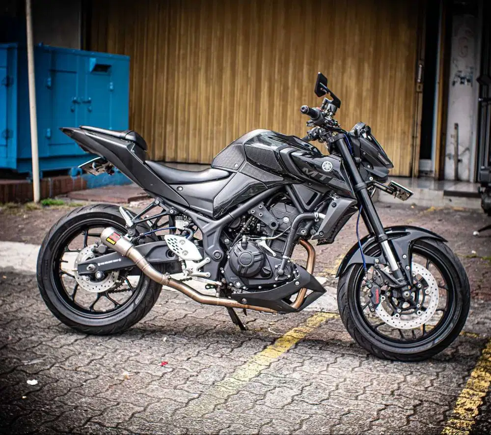 YAMAHA MT-25 BLACK HITAM TAHUN 2020 MOTOR NAKED