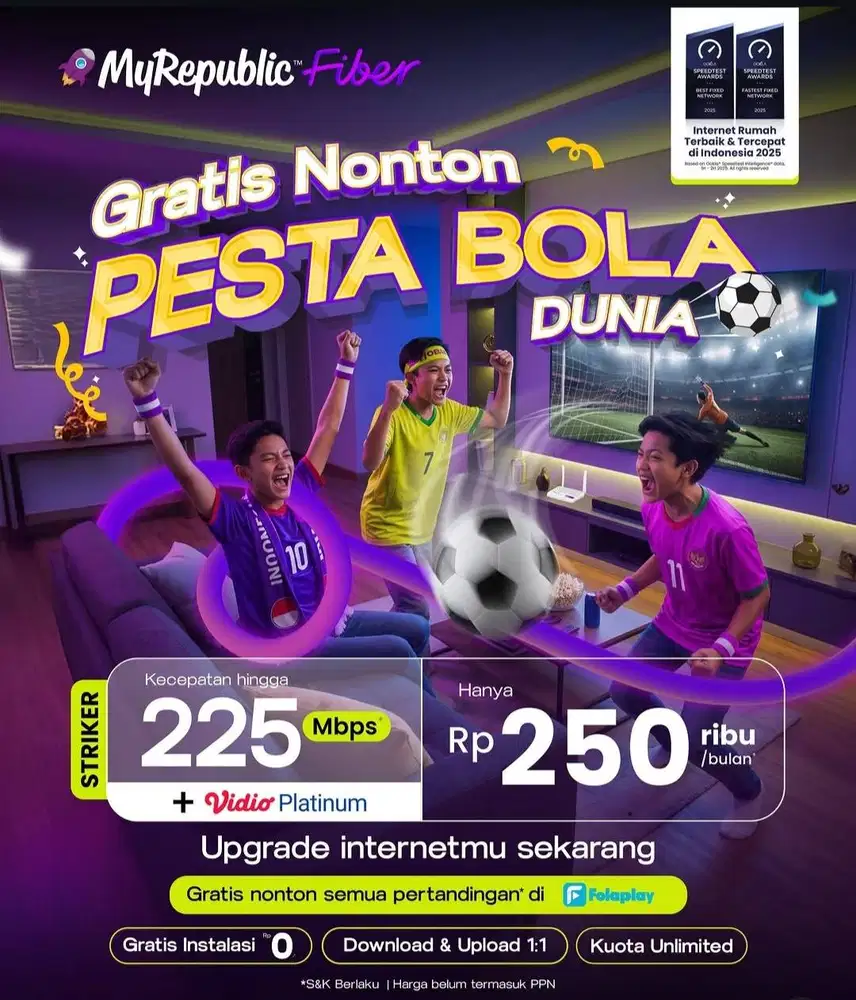 Pasang Wifi MyRepublic area tangerang selatan