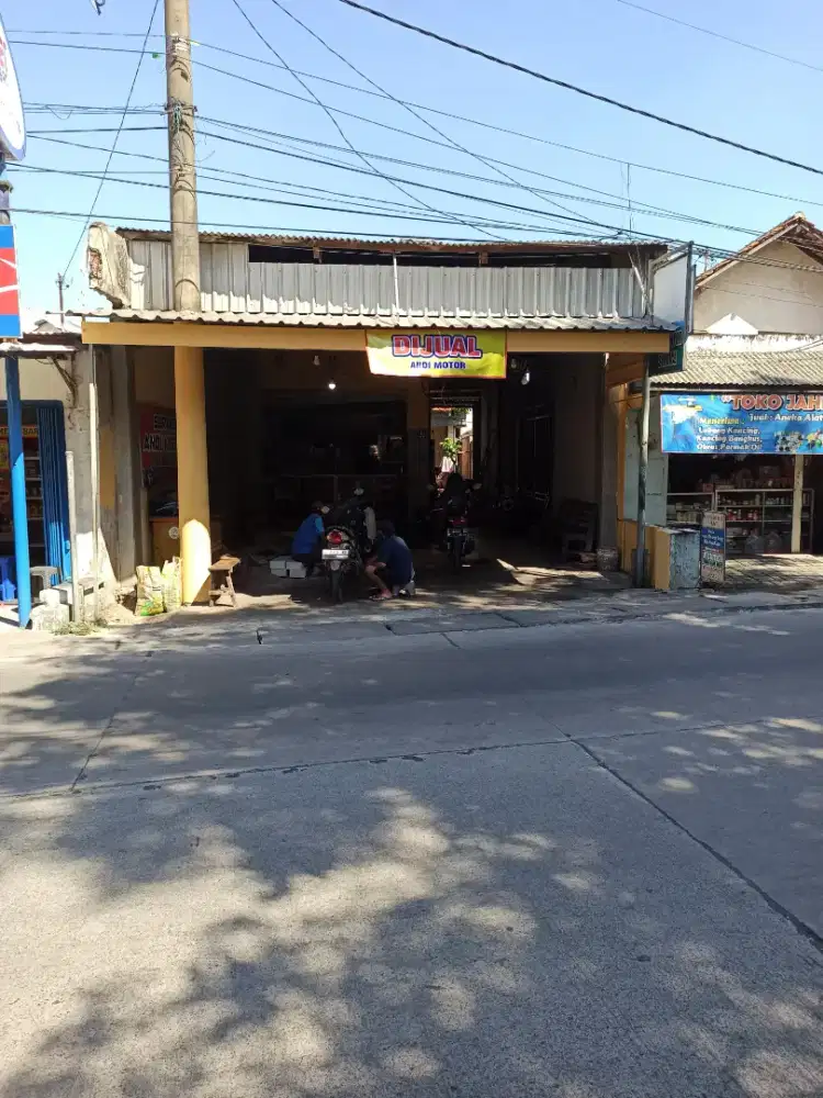 Turun Harga!!! Jual Usaha Bengkel Motor + Rumah