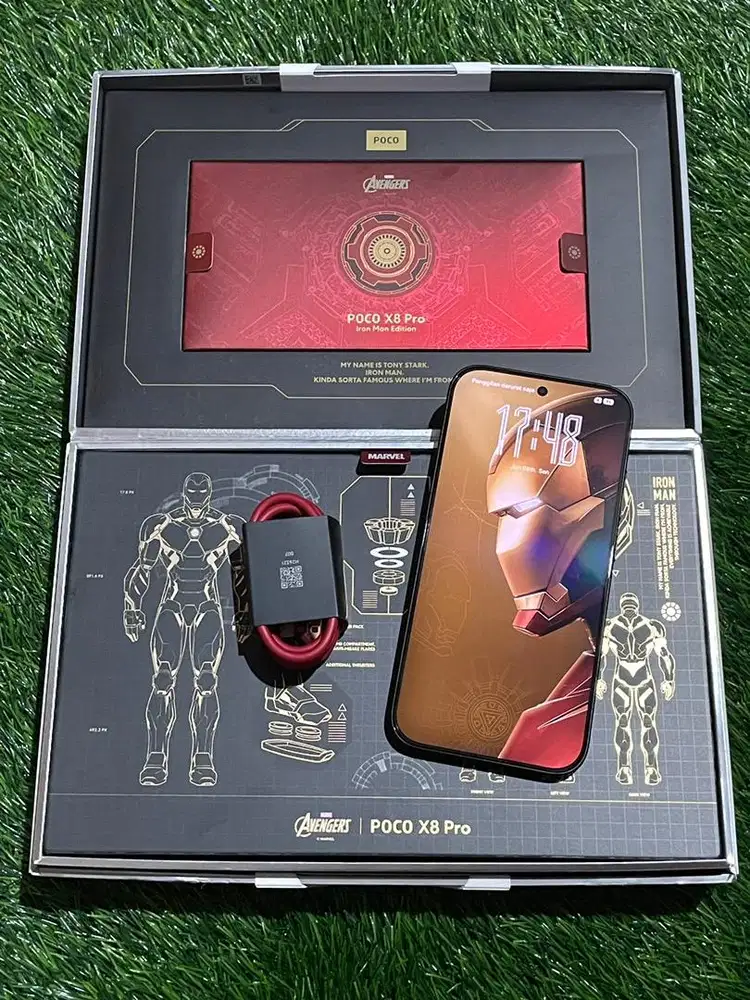 Poco X8 Pro Iron Man Spesial edition 12gb 512gb Fullset