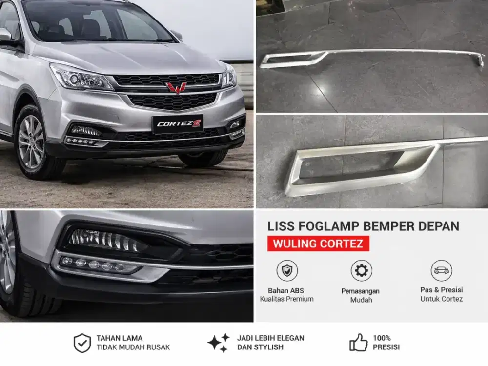 List Foglamp Wuling Cortez Original | Silver