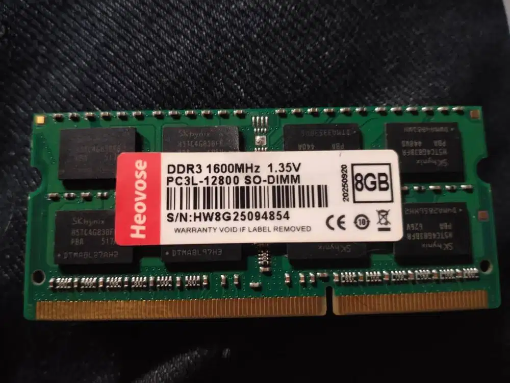 Ram, Laptop 8GB