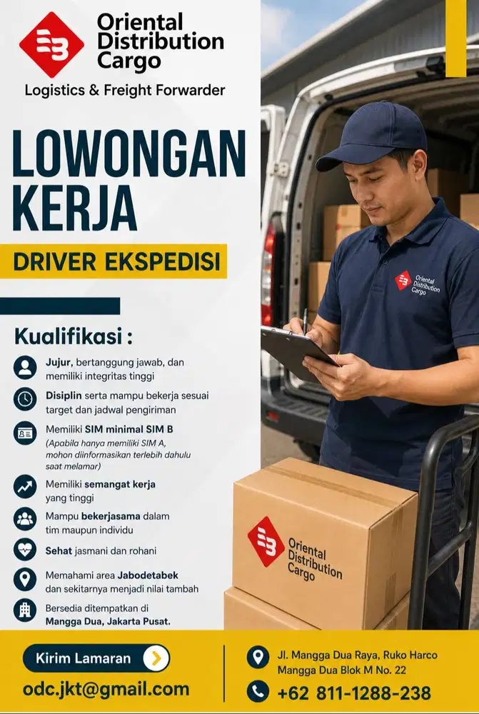 LOWONGAN KERJA DRIVER