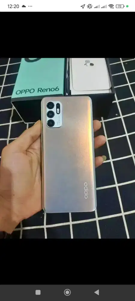 Oppo Reno 6 lcd gantian ram 8/128