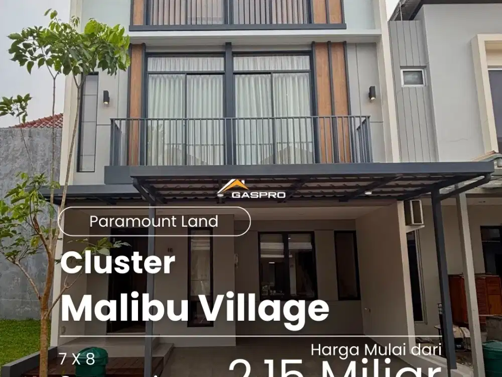 Rumah 1M-an 3 Lantai di gading Serpong, tepat di Pusat kota Gading Serpong