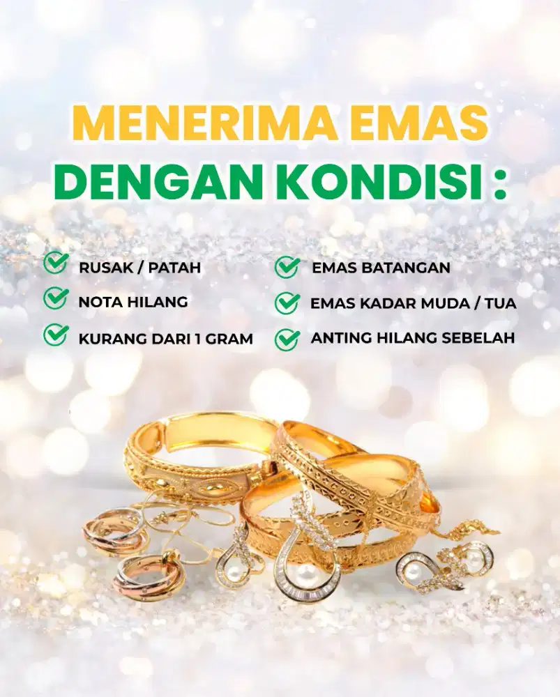 menerima jual emas perhiasan