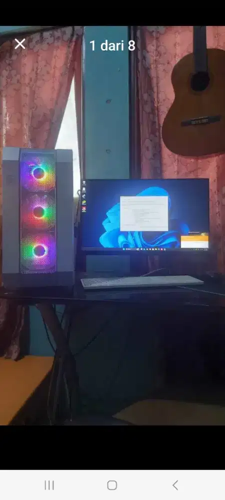 Pc komputer gen 3 intel xeon ram 16 ssd 128 hardis 1tb  vga 4gb rx 570