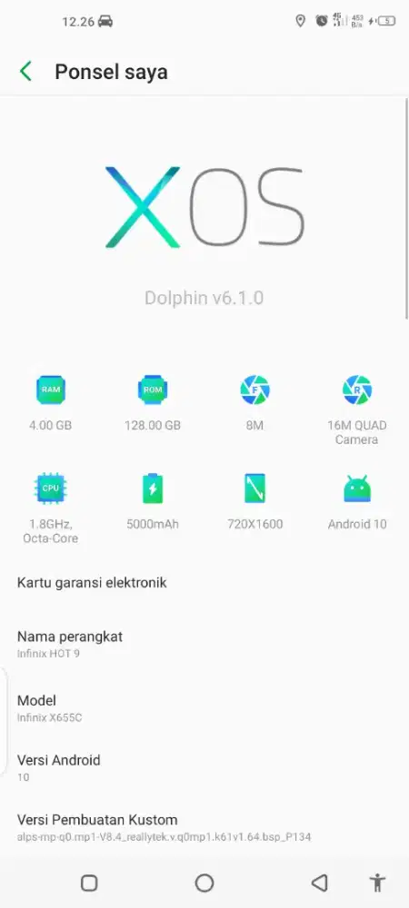 Infinix hot 9 4/128
